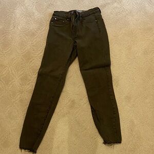 Women's Olive Jeans